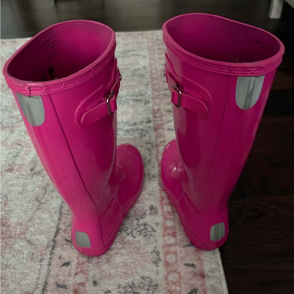 Hunter Pink Rain Boots - Picture 3 of 15
